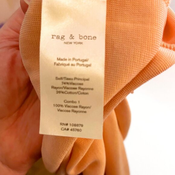 Rag & Bone Penny Crewneck Short-Sleeve Jersey Tee, Size Small - Picture 5 of 6